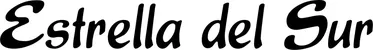 Produktbeispiel Schriftzug - Estrella del Sur
