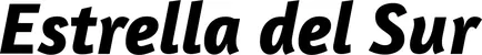 Produktbeispiel Schriftzug - Estrella del Sur