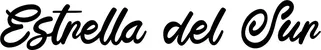 Produktbeispiel Schriftzug - Estrella del Sur