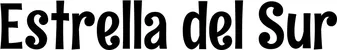 Produktbeispiel Schriftzug - Estrella del Sur