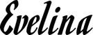 Produktbeispiel Schriftzug - Evelina