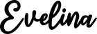 Produktbeispiel Schriftzug - Evelina