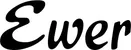 Produktbeispiel Schriftzug - Ewer