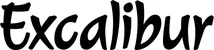 Produktbeispiel Schriftzug - Excalibur