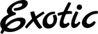 Produktbeispiel Schriftzug - Exotic