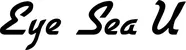 Produktbeispiel Schriftzug - Eye Sea U