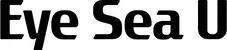 Produktbeispiel Schriftzug - Eye Sea U