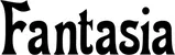 Produktbeispiel Schriftzug - Fantasia