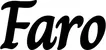 Produktbeispiel Schriftzug - Faro