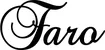 Produktbeispiel Schriftzug - Faro