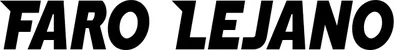 Produktbeispiel Schriftzug - Faro Lejano