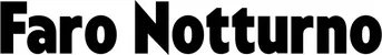 Produktbeispiel Schriftzug - Faro Notturno