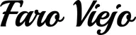 Produktbeispiel Schriftzug - Faro Viejo
