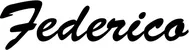 Produktbeispiel Schriftzug - Federico