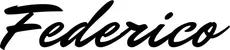 Produktbeispiel Schriftzug - Federico