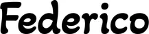 Produktbeispiel Schriftzug - Federico