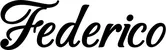 Produktbeispiel Schriftzug - Federico