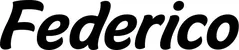 Produktbeispiel Schriftzug - Federico