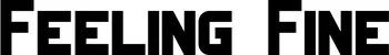 Produktbeispiel Schriftzug - Feeling Fine