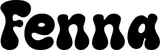 Produktbeispiel Schriftzug - Fenna