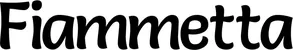 Produktbeispiel Schriftzug - Fiammetta