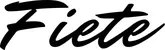 Produktbeispiel Schriftzug - Fiete