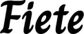 Produktbeispiel Schriftzug - Fiete