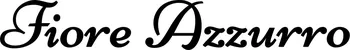 Produktbeispiel Schriftzug - Fiore Azzurro