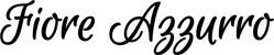 Produktbeispiel Schriftzug - Fiore Azzurro