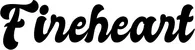 Produktbeispiel Schriftzug - Fireheart