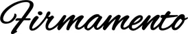 Produktbeispiel Schriftzug - Firmamento