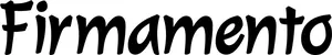 Produktbeispiel Schriftzug - Firmamento