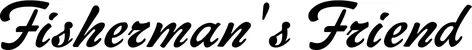 Produktbeispiel Schriftzug - Fisherman's Friend