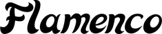 Produktbeispiel Schriftzug - Flamenco