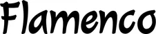 Produktbeispiel Schriftzug - Flamenco