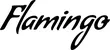 Produktbeispiel Schriftzug - Flamingo