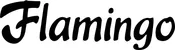 Produktbeispiel Schriftzug - Flamingo