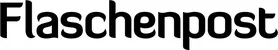 Produktbeispiel Schriftzug - Flaschenpost