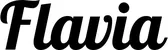 Produktbeispiel Schriftzug - Flavia