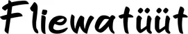 Produktbeispiel Schriftzug - Fliewatüüt