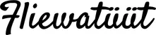 Produktbeispiel Schriftzug - Fliewatüüt