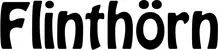 Produktbeispiel Schriftzug - Flinthörn