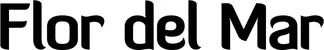 Produktbeispiel Schriftzug - Flor del Mar