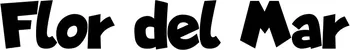 Produktbeispiel Schriftzug - Flor del Mar