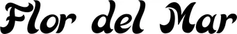 Produktbeispiel Schriftzug - Flor del Mar