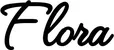 Produktbeispiel Schriftzug - Flora