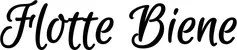 Produktbeispiel Schriftzug - Flotte Biene
