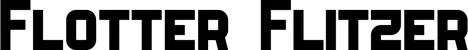 Produktbeispiel Schriftzug - Flotter Flitzer