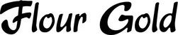 Produktbeispiel Schriftzug - Flour Gold