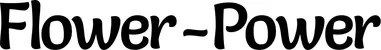 Produktbeispiel Schriftzug - Flower-Power